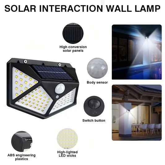 Lampara Solar con Sensor de Movimiento