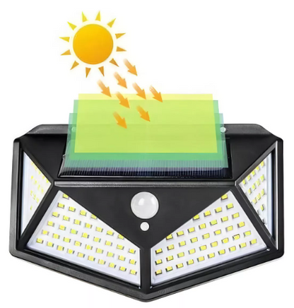 Lampara Solar con Sensor de Movimiento