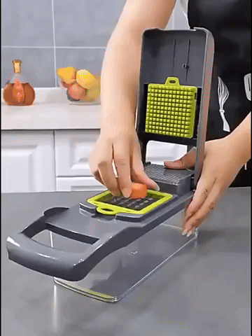 Picador de Verduras MULTIFUNCIONAL 14 en 1, ¡Prepara TODO en segundos!